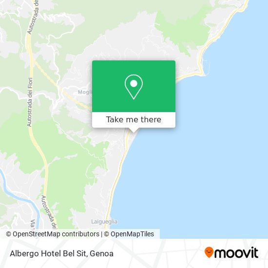 Albergo Hotel Bel Sit map