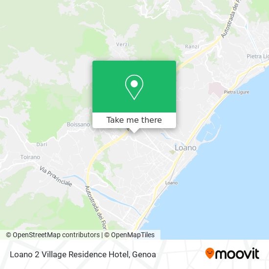 Loano 2 Village Residence Hotel map