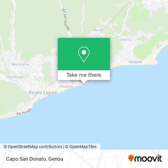 Capo San Donato map