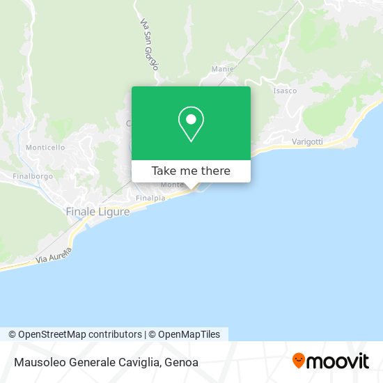 Mausoleo Generale Caviglia map