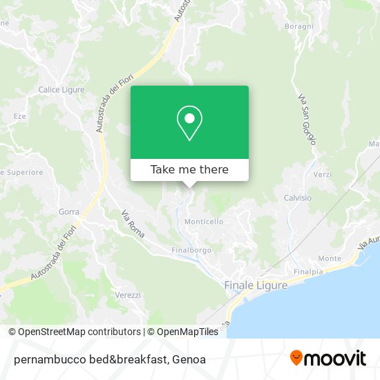 pernambucco bed&breakfast map