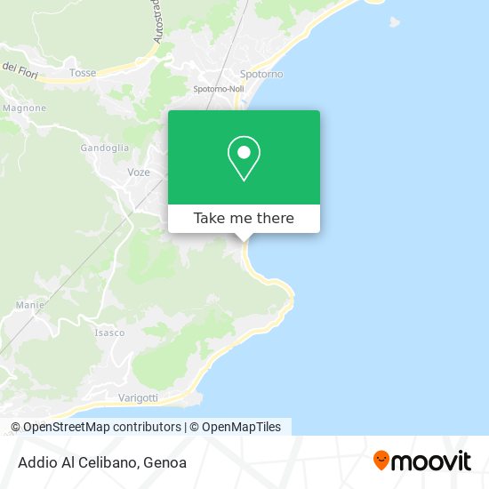 Addio Al Celibano map