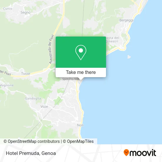 Hotel Premuda map