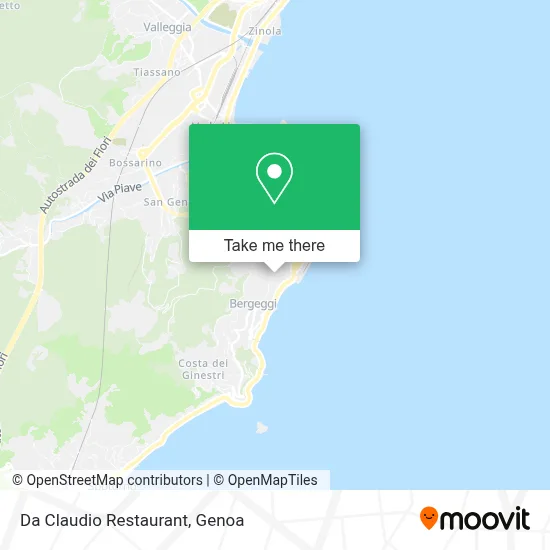 Da Claudio Restaurant map