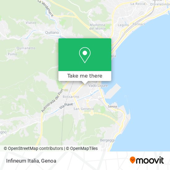 Infineum Italia map