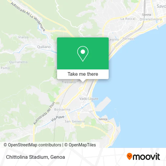 Chittolina Stadium map