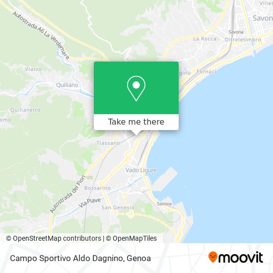 Campo Sportivo Aldo Dagnino map