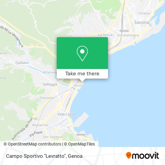 Campo Sportivo "Levratto" map