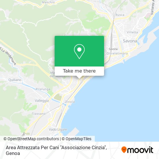 Area Attrezzata Per Cani "Associazione Cinzia" map