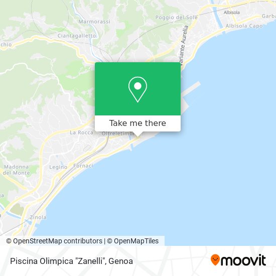 Piscina Olimpica "Zanelli" map