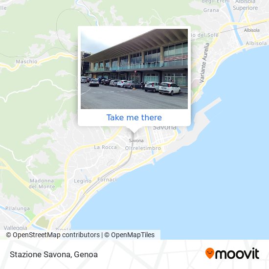 Stazione Savona map