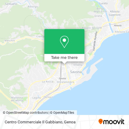 Centro Commerciale Il Gabbiano map