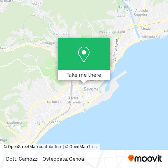 Dott. Camozzi - Osteopata map
