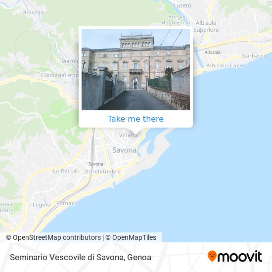 Seminario Vescovile di Savona map