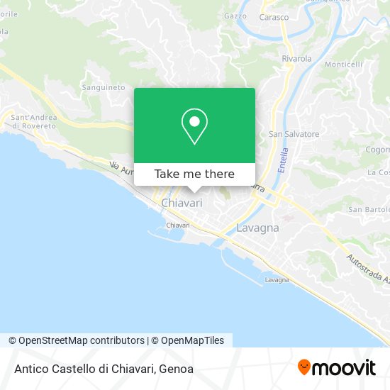Antico Castello di Chiavari map
