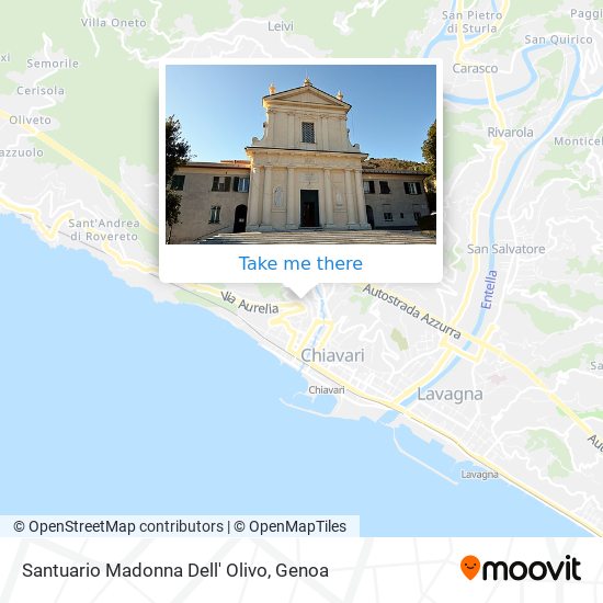 Santuario Madonna Dell' Olivo map