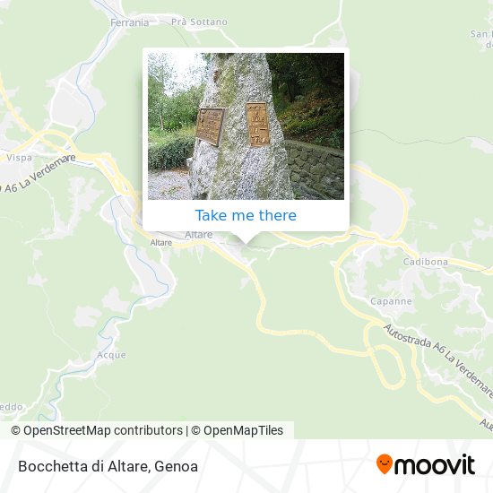 Bocchetta di Altare map