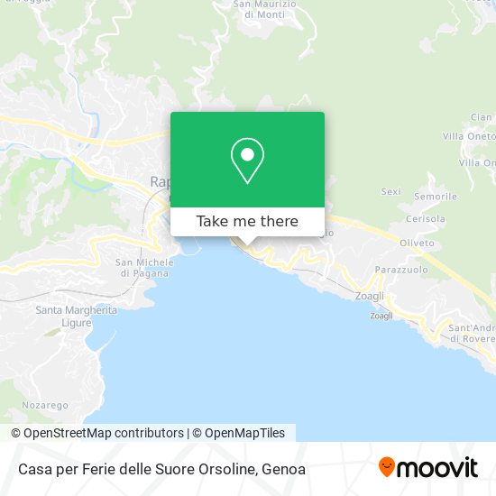 Casa per Ferie delle Suore Orsoline map