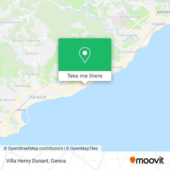 Villa Henry Dunant map