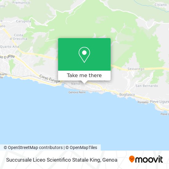 Succursale Liceo Scientifico Statale King map