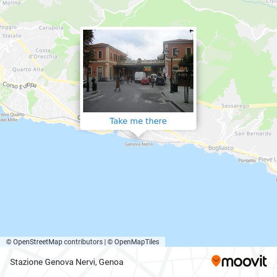 Stazione Genova Nervi map