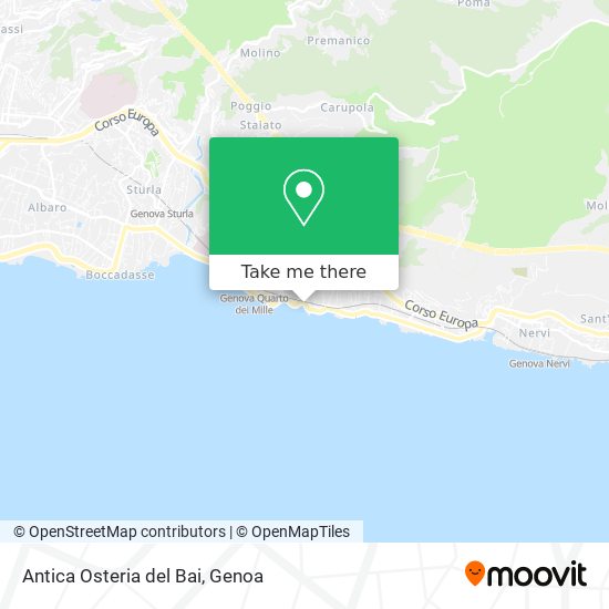 Antica Osteria del Bai map