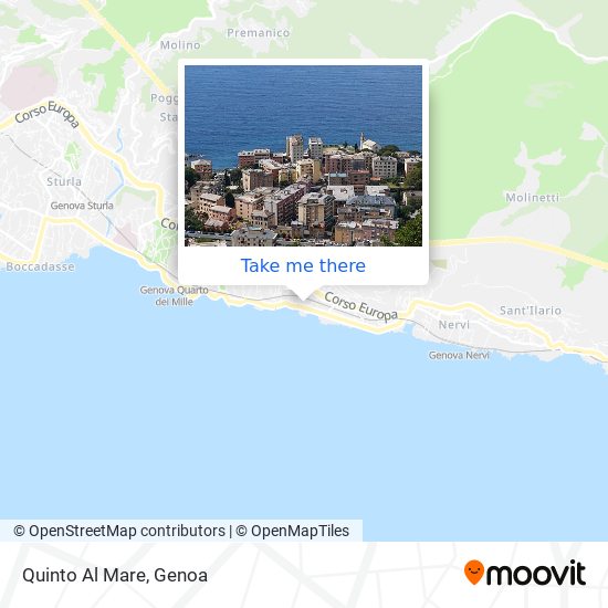 Quinto Al Mare map