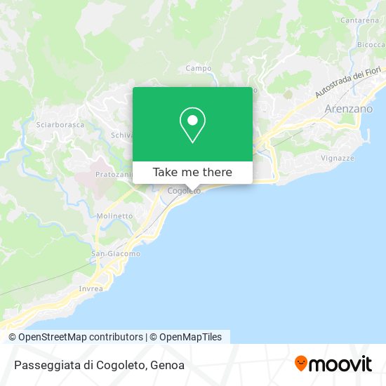Passeggiata di Cogoleto map