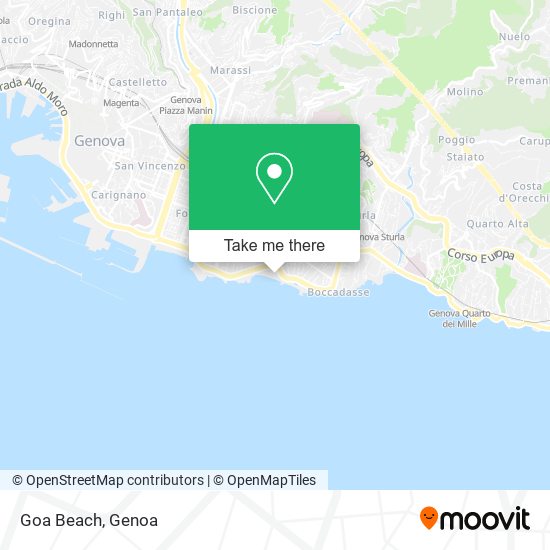 Goa Beach map