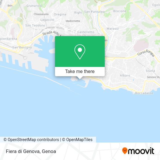 Fiera di Genova map