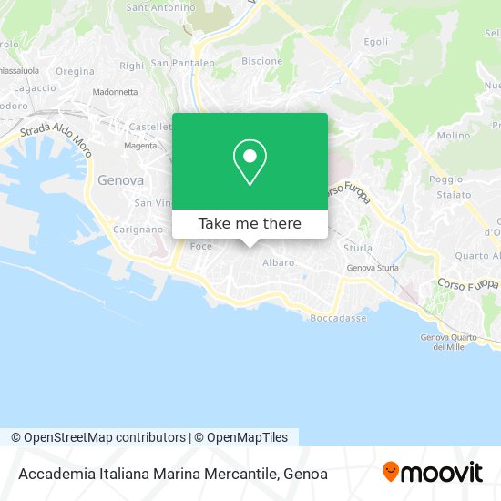 Accademia Italiana Marina Mercantile map