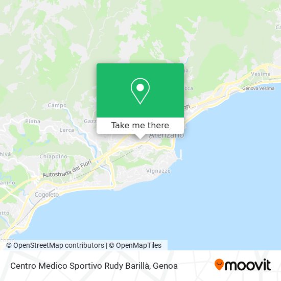 Centro Medico Sportivo Rudy Barillà map