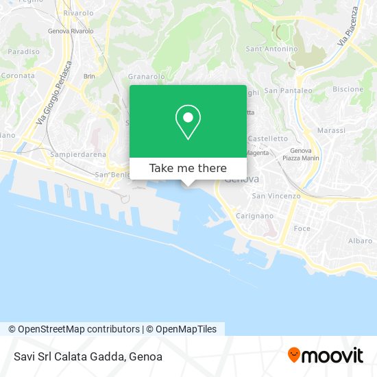 Savi Srl Calata Gadda map