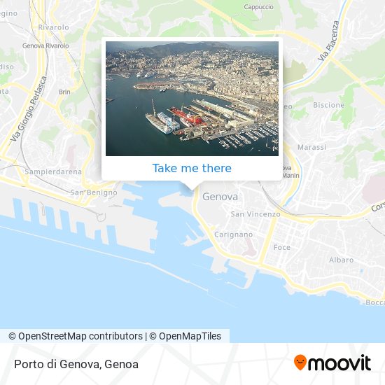 Porto di Genova map