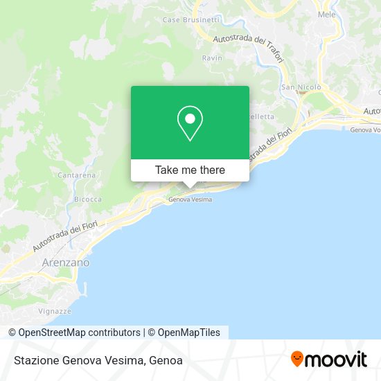 Stazione Genova Vesima map
