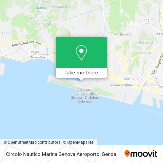 Circolo Nautico Marina Genova Aeroporto map