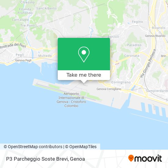 P3 Parcheggio Soste Brevi map
