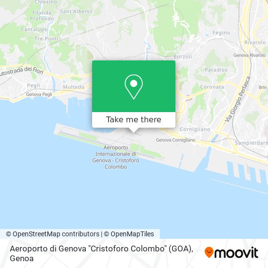 Aeroporto di Genova "Cristoforo Colombo" (GOA) map