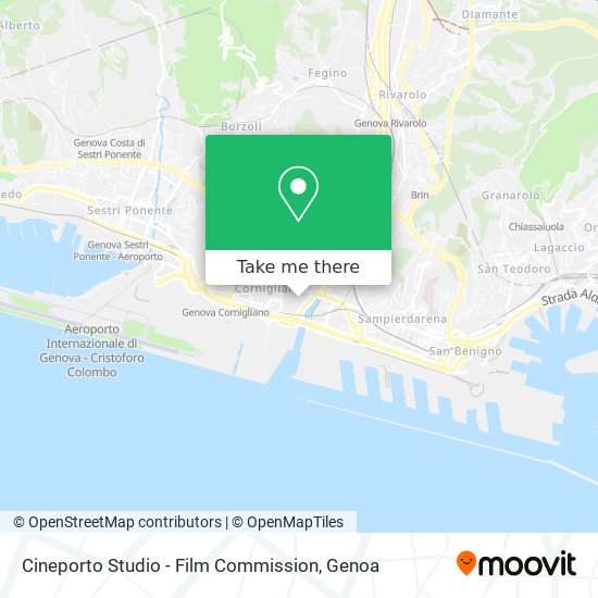 Cineporto Studio - Film Commission map
