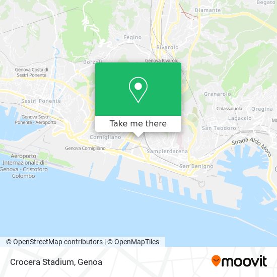 Crocera Stadium map