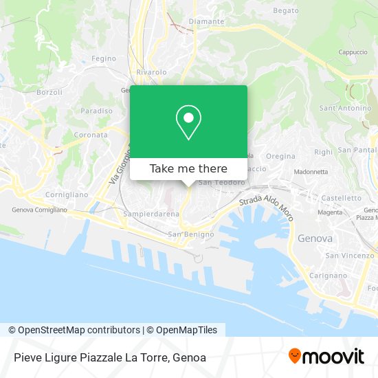 Pieve Ligure Piazzale La Torre map