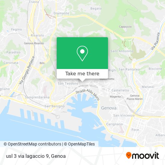usl 3 via lagaccio 9 map