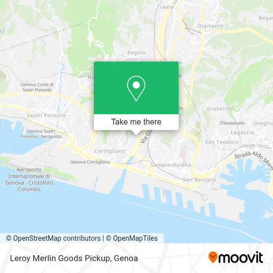 Leroy Merlin Goods Pickup map