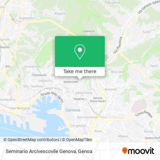 Seminario Arcivescovile Genova map