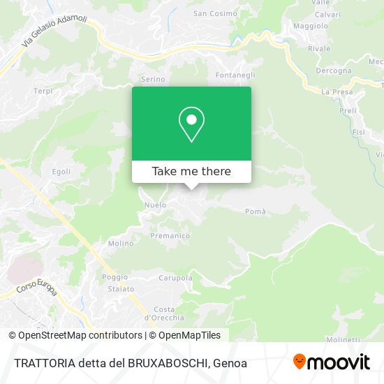 TRATTORIA detta del BRUXABOSCHI map