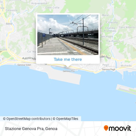 Stazione Genova Pra map