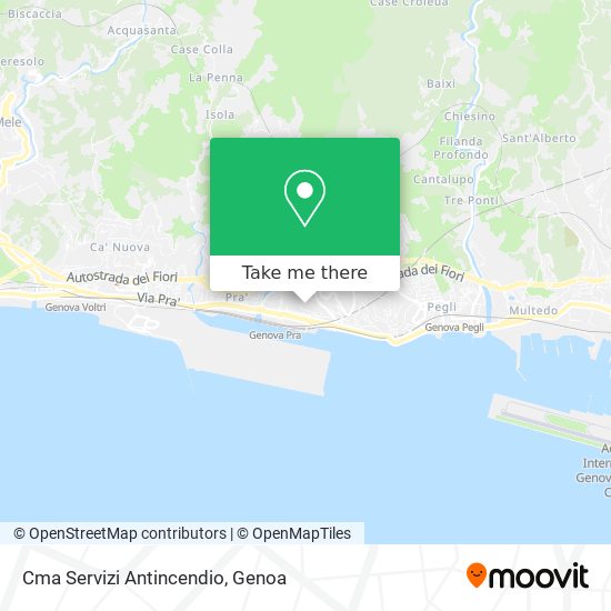 Cma Servizi Antincendio map