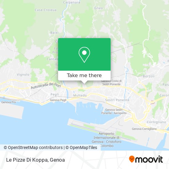 Le Pizze Di Koppa map