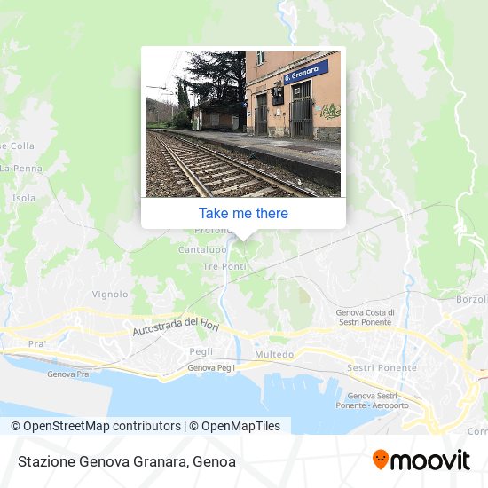 Stazione Genova Granara map