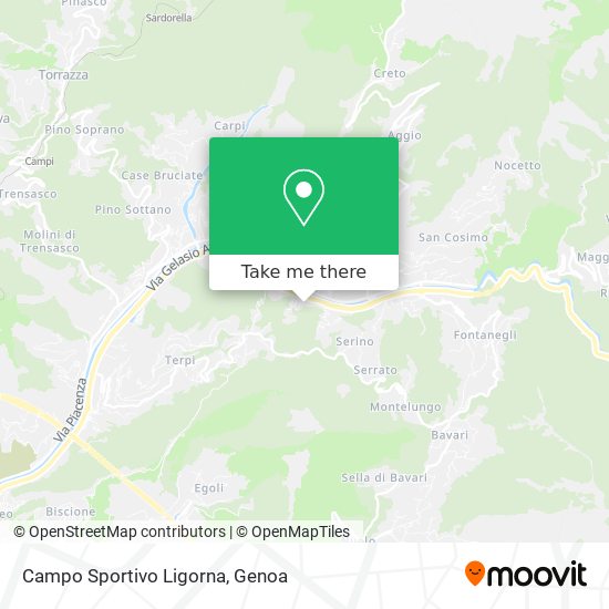 Campo Sportivo Ligorna map